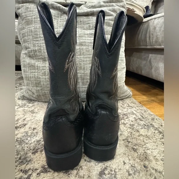 Ariat® Men's Black Sport Square Toe Western Boot 10016292 Size 8.5 no steel toe - Picture 4 of 7